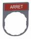 Schneider Electric ZBY2104C0 Schneider sign holder 30x40mm, with sign ARRET