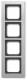 Busch Jaeger 2CKA001754A4696 BJ 1724-276 Abdeckrahmen titan Busch-axcent Rahmen Busch-axcent