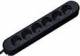 Bachmann Tischsteckdose, 6xDosen(CEE7)->Stecker(CEE7), 3m, Schwarz, SMART