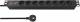RED STL 19-8Ü 19z power strip 8-fold aluminum sw 1.8m overload protection 2714-17-0003