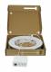 FTTH Compact Box pre-assembled, 2xLC/APC -> open end, 20m, 9/125u, G.657.A2, 2-fiber, OD=2.2mm, Synergy 21