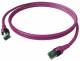 ZVK EasyLan CP1OVAVAV0100 DualBoot Kat.6 Patchkabel geschirmt violett 10m