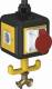 Ackermann 6109814 Energieversorg.einheit VH4L/N8, IP20 equipped 3xSchuko/1xCEE 16 34905 B3