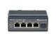 LevelOne IGP-0501 Industrie-PoE+Switch 4xGE PoE/1xSFP 240W unmanaged Metall