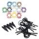 Chauvin Arnoux P01295476 Set of 4 test leads, 4 crocodile clips and 1 set of identification parts