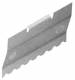 Niedax RTV50E2 divider connector 46.5x80mm stainless steel