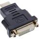 Inline 17670P HDMI Adapter Stecker zu DVI Buchse vergoldet