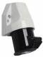 Walther-Werke 110407 Walther Wandsteckdose 16A 4P 500V 7h IP44 Außenbefest. Kabeleinf. 1 oben