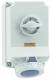 Bals 16934 Wandsteckdose TE abschaltbar 63A 4p 230V 9h IP67 blau ohne Absicherung