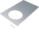 Hager BKAD500R12 Stamped round cover 306 mm sealable steel BKFD/BKWD 500x800