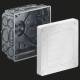 Kaiser 1095-22 mounting enclosure 107x107x72 mm with mineral fiber plate