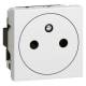 Legrand 077132 Steckdose F/B Std antibakt. Steckkl. EBS Mosaic ultraweiß