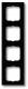Busch Jaeger 2CKA001754A4422 BJ 1724-885K Rahmen 4f future linear schwarz matt