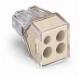 WAGO 773-124 Connection socket terminal block, 4-wire terminal 0,75-2,5qmm transparent