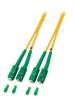 LWL-2-Faser-Patchkabel 7,5 m SC (APC 8°) - SC (APC 8°), 9/125 µm, Schrägschliff
