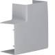 Hager LFF4006057030 Flachwinkel schnitt-kaschierend hfr zu LF 40x57 steingrau 