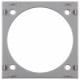 Berker 918252506 Aufbau-Distanzring Integro Flow grau,glänzend