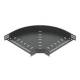 OBO Bettermann 6043266 RB 90 640 FSK SW 90° bend for cable tray horizontal 60x400 