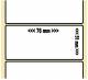OEM-Factory Etiketten - Thermo 76 x 51mm, abl&ouml;sbar, K76