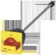Siemens 3LD93433CA 3LD9343-3CA Türkupplungsdrehantrieb rot/gelb 66x66 mm für Vierloch-
