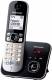 Panasonic KX-TG6821GB DECT Telefon mit AB SOLO schnurlos schwarz