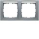 Berker 10229959 RA 2-F QUER M BSF S.1 ALU LACK