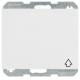 Berker 47517109 Steckdose SCHUKO mit Klappdeckel K.1 polarweiss glänzend