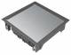 Hager VDQ06129005 Verschlussdeckel Q06 für 12mm Bodenbelag tiefschwarz