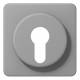 Jung CD528GR Cover for key switch, CD 528 GR gray