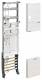 Hager ZH3EH67 Komplettfeld univ.Z 1 Z-Platz BKE-I Hauptschalter H1050mm 1-f