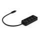 Startech.com HB30C4AIB 4-Port USB-C Hub - 4x USB-A mit individuellen An/Aus-Schaltern - mobiler USB-C zu USB 3.0 Verteiler - USB Type-C Splitter