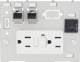 Murrelektronik 4000-68000-4120000 MSDD Eins.2f USA 2xNEMA5-15 GFCI+2xRJ45 Bu/Bu