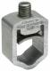 Hager LVZVA 3xV aluminum clamp set for NH1-3 safety edge LVSRxVPVK4 240qmm sm/rm