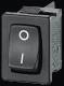 Bachmann 924.185 rocker switch series 3634 off switch 2-pole black