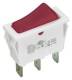 Bachmann 924.111 rocker switch white / red , 3652 series illuminated switch 1-pole