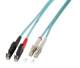 LWL-2-Faser-Patchk. 15mtr.E2000(UPC)-LC(UPC), 50/125um,OM4, Breakout I-V(ZN) HH OS2 2E9/125ìm