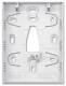 Busch Jaeger 2CKA006330A0017 BJ 6330/01 Support frame AP small studio white Busch-Instsbus KNX