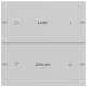 GIRA 5032915 rocker set 2f individual touch sensor 4 TS4 gray w(lacquered)