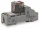 WAGO 858-391 Stecksockel mit IndustrieRelais Spulenspannung: DC 220V 4We gr