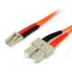 StarTech.com 3m Multimode 62.5/125 Duplex Fiber Patch Cable LC - SC - 2 x LC Male Network