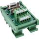 InLine® D-Sub 9 Terminalblock, Buchse/Stecker, Schraubklemme, Hutschiene