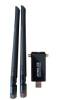 Allnet ALL-WA1800AX-EXT Wireless AX 1800Mbps USB WLAN Stick Dongle mit externen Antennen