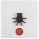 Berker 16511949 Wippe mit roter Linse und abtastbarem Symbol Licht S.1/B.1/B.3