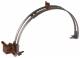 Dehn + Soehne 204911 Our concern Roof Conductor Holders adjustable NIRO, DEHNsnap H 16mm K-brown f. Rd 8mm