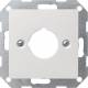GIRA 027227 Abdeckung+Tragring 22,5mm System 55 Reinweiß matt