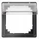 Merten 516914 intermediate ring with hinged lid transparent anthracite AQUADESIGN