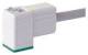 Murrelektronik 7014-80021-2161000 MSUD valve connector 8 mm F+B PVC green 10 m