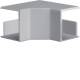 Hager LFF2003547030 internal corner, flush-mounted, for LF 20x33 mm, stone grey
