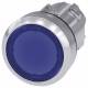 Siemens 3SU10510AB500AA0 Drucktaster beleuchtet 22mm rund blau Druckknopf