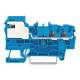 WAGO 2202-7214 2-Leiter-N-Trennklemme 2,5 mm² Push-in CAGE CLAMP® blau